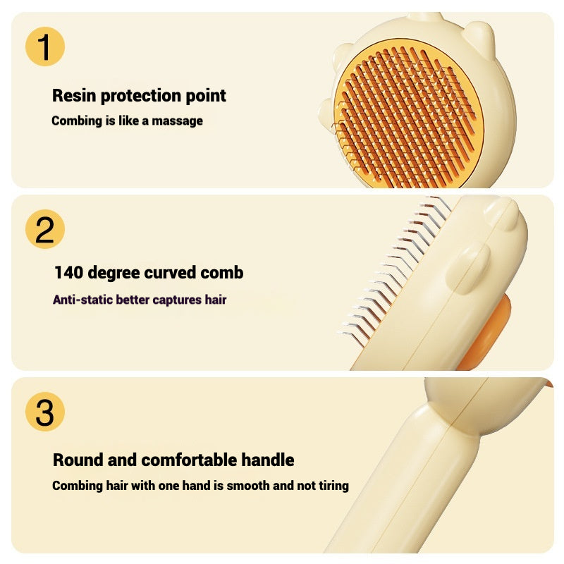 Pet Hair Removal Comb Lovely-Cat Pet Needle Comb