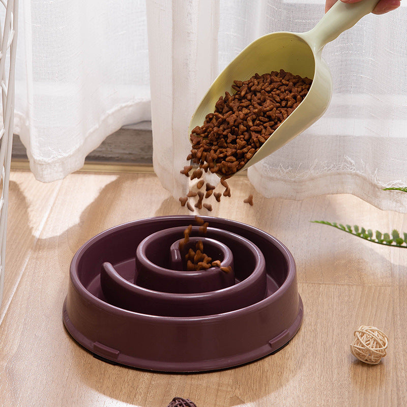 Pet Slow Food Bowl Dog Bowl Anti-slip And Anti-choking Pet Feeder