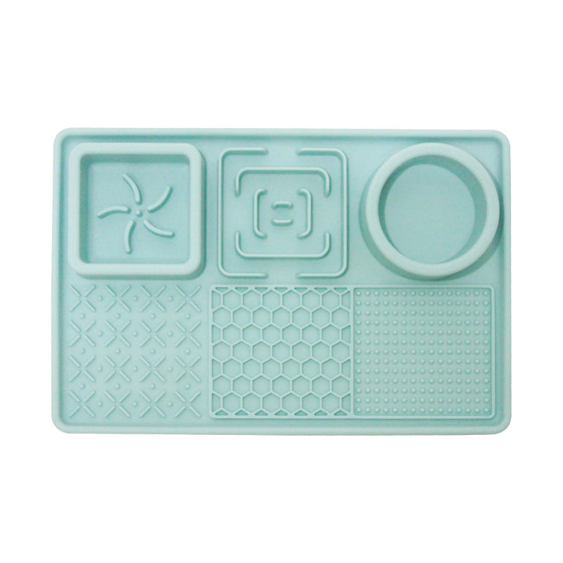Pet Placemat Food Grade Silicone Non-slip Slow Feeder Dog Mat