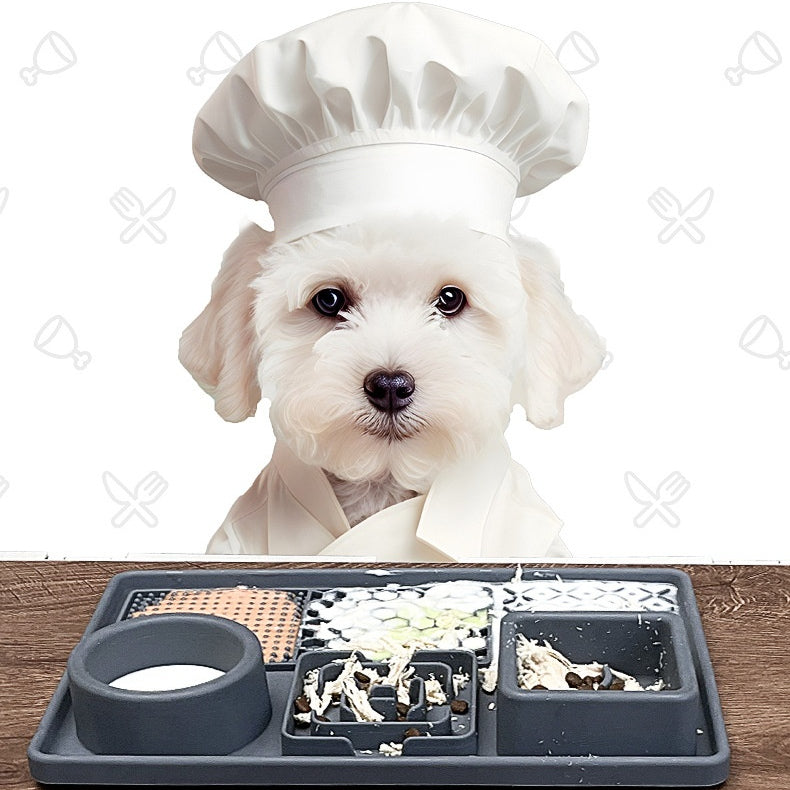 Pet Placemat Food Grade Silicone Non-slip Slow Feeder Dog Mat