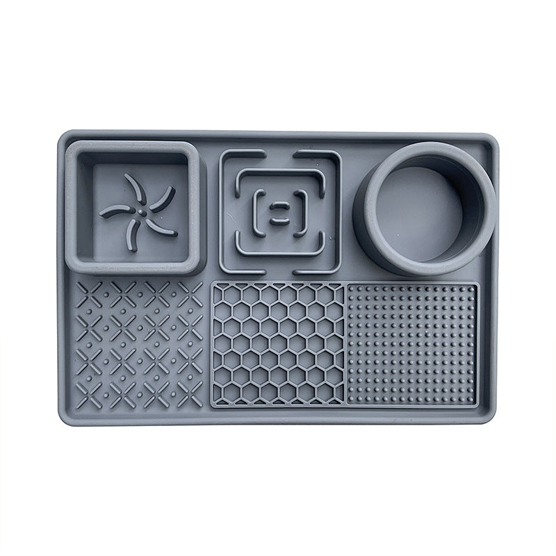 Pet Placemat Food Grade Silicone Non-slip Slow Feeder Dog Mat