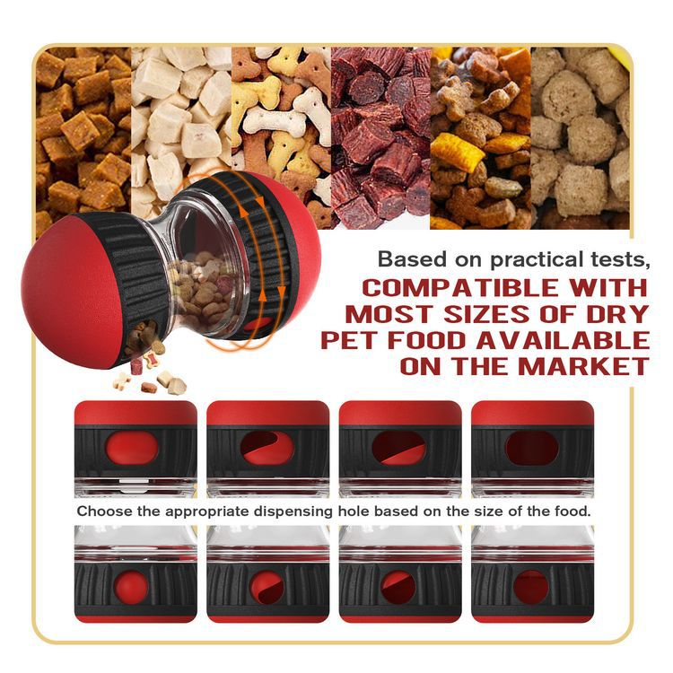 Dog Training Leaky Ball Slow Feeder Training Toy Increase Intelligence