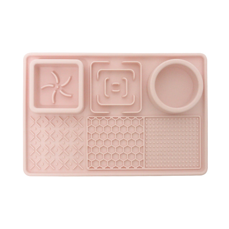 Pet Placemat Food Grade Silicone Non-slip Slow Feeder Dog Mat