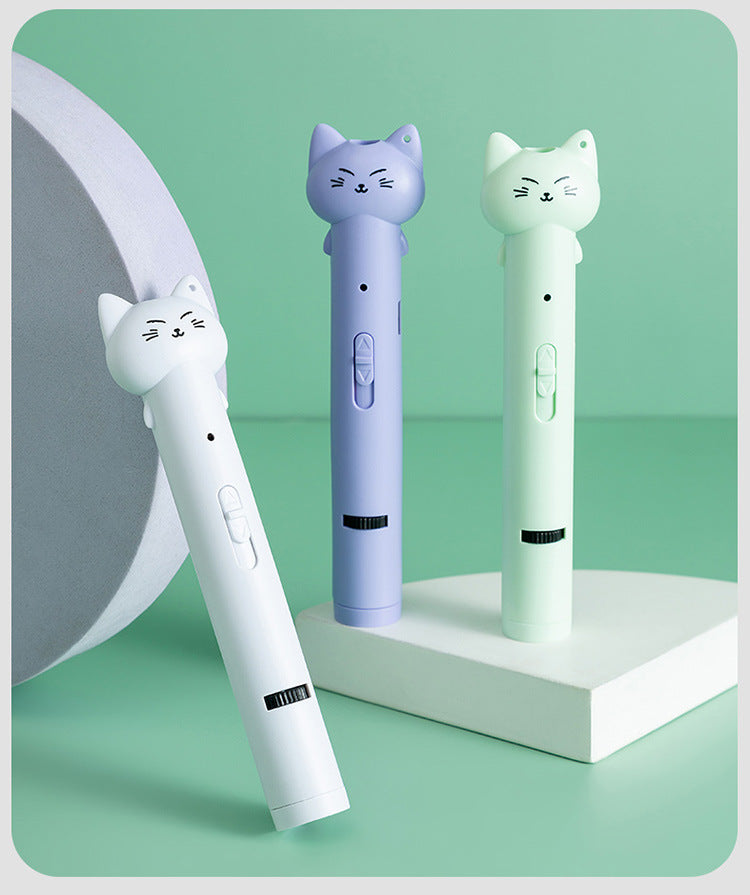 Laser Cat Toy USB Rechargeable Interactive Pet Light Stick Multi Pattern Infrared Pointer