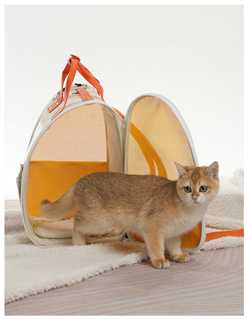 3 Colors Available Cream Puff Pet Backpack Carrier