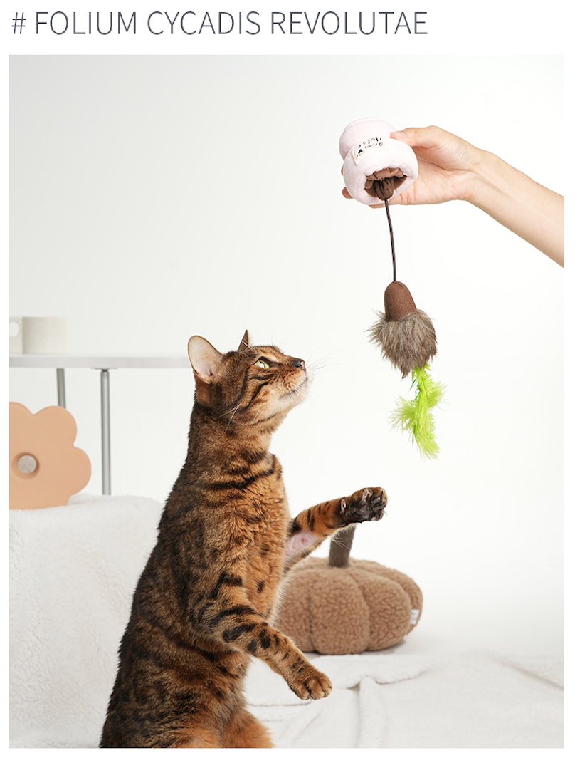 3 Pcs Potted Series Cat Plush Toys, Interactive Cat Kicker Toys for Indoor Kitten Exercise