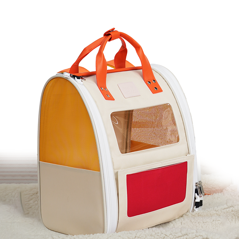 3 Colors Available Cream Puff Pet Backpack Carrier