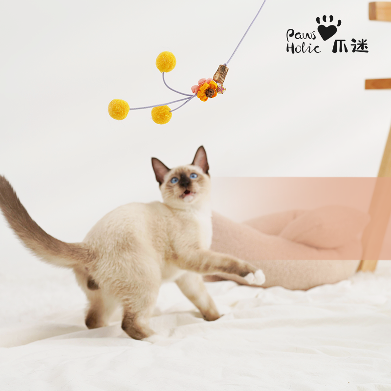 Sakura Series Funny Hand Made Cat Teaser