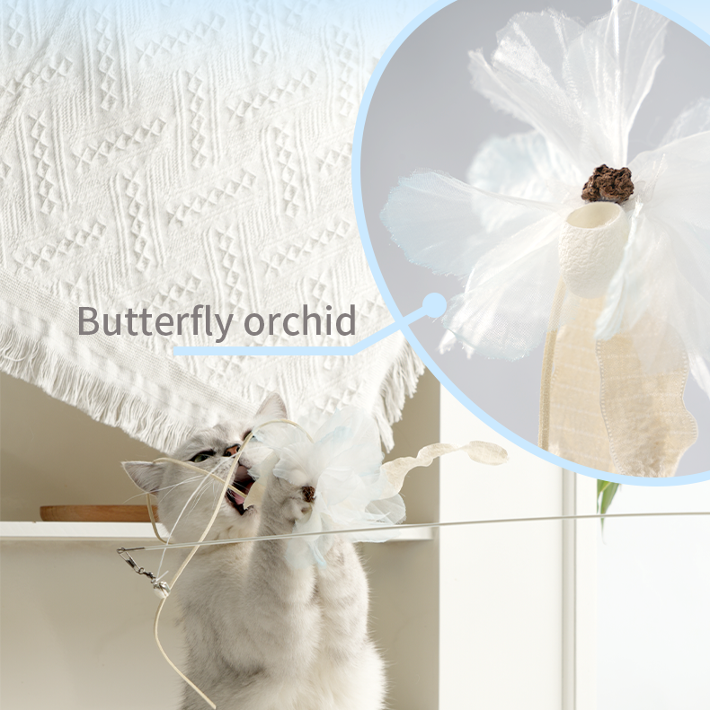 Springtime Series Retractable Cat-Teasing Wand