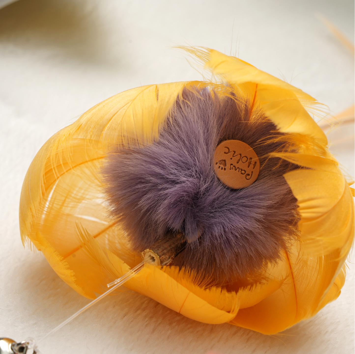 Flower Series Retractable Cat-Teasing Wand for Indoor Cats