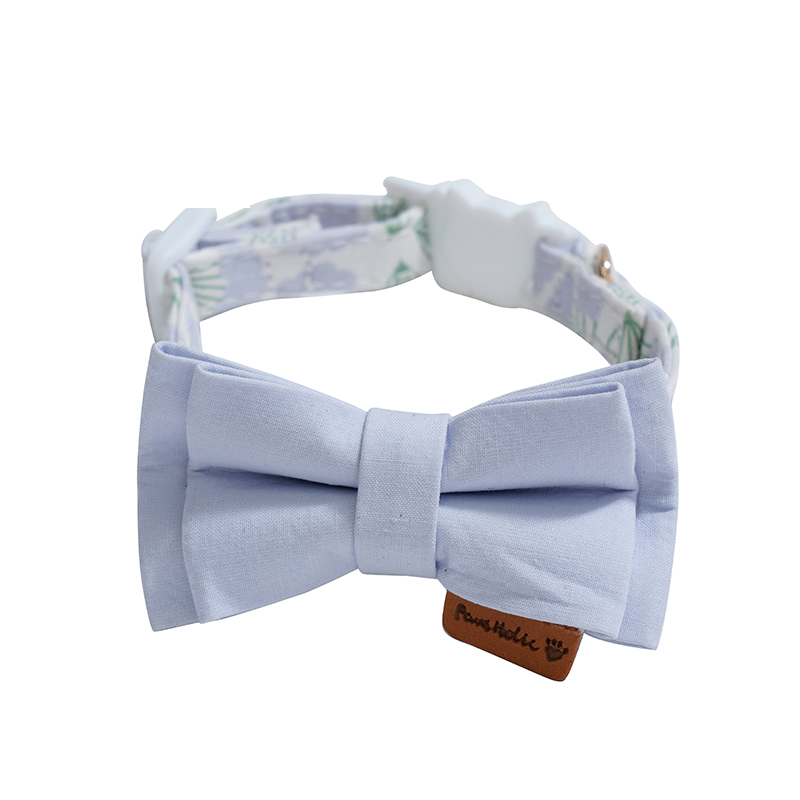 Upgraded Cat Collar with Bells and Bow Tie, Safe Breakaway, Dandelion
