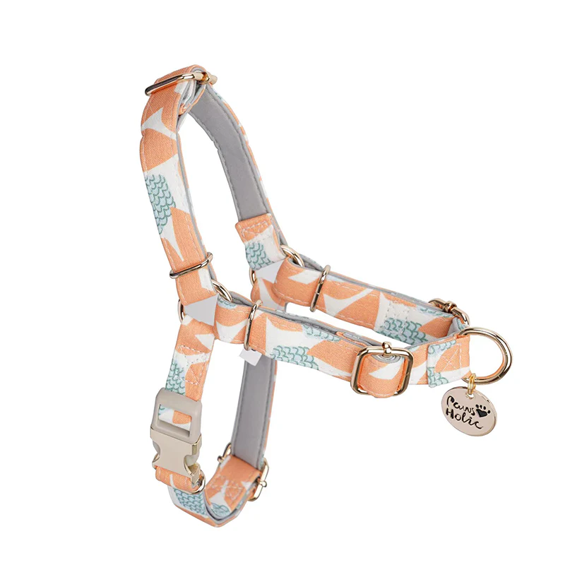 Pulling Stop Dog Harness, Easy Walk&Take Control-Loquat Tree