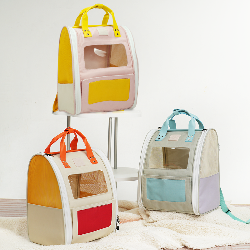 3 Colors Available Cream Puff Pet Backpack Carrier