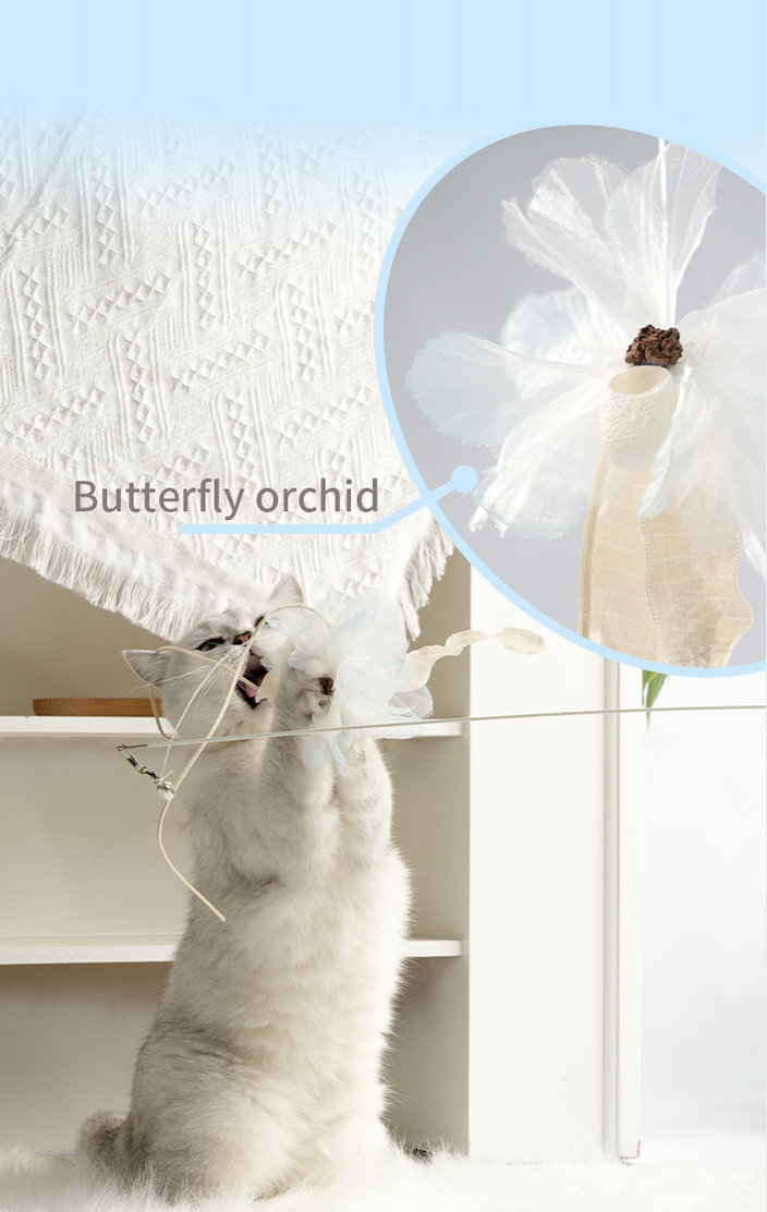 Springtime Series Retractable Cat-Teasing Wand