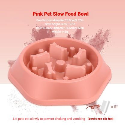 Dog Bowls Slow Feeder 1.5 Cups Slow Feeding Small Medium Breed