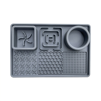 Pet Placemat Food Grade Silicone Non-slip Slow Feeder Dog Mat