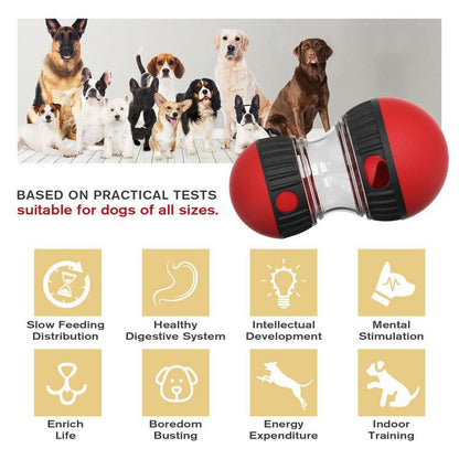 Dog Training Leaky Ball Slow Feeder Training Toy Increase Intelligence