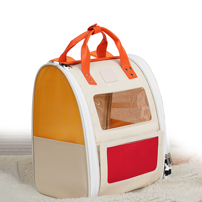 3 Colors Available Cream Puff Pet Backpack Carrier