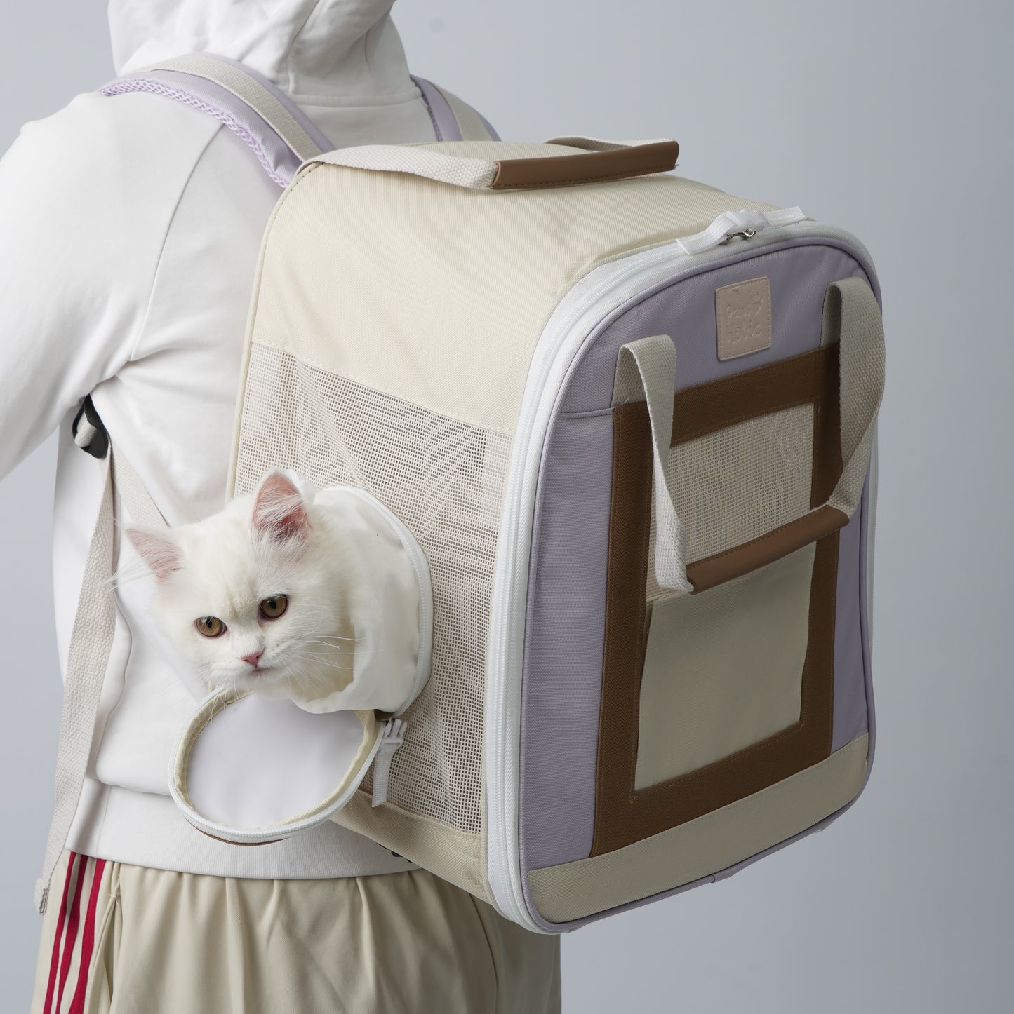 3 Colors Available Little Color Box Pet Carrier Backpack