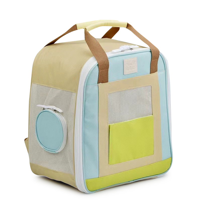 3 Colors Available Little Color Box Pet Carrier Backpack