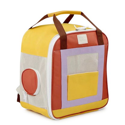 3 Colors Available Little Color Box Pet Carrier Backpack